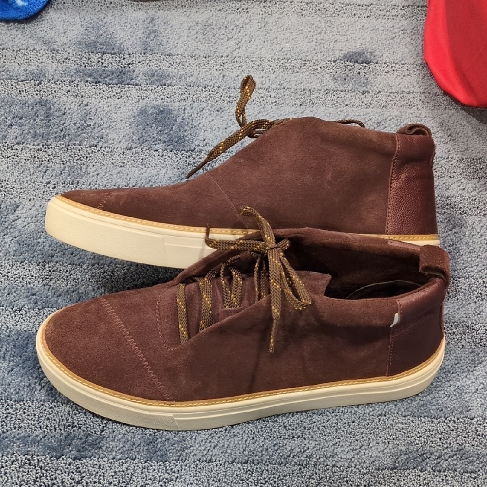 Toms Women's Riley Lace Up Sneakers, Forest Brown